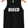 Disco Black Tank Top