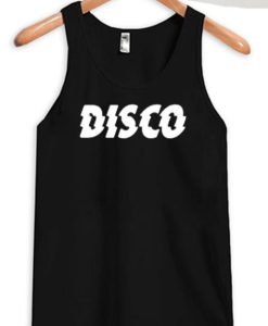 Disco Black Tank Top