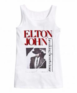 Elton John Breaking Hearts tank top