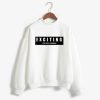 Exciting Is Not London White Sweatshirt