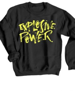 Explosive Power Black Sweatshirt