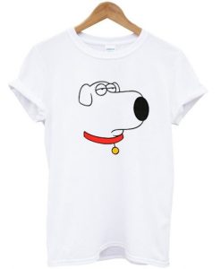 Family Guy Brian Griffin Face Licensed Men’s T-Shirt