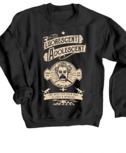 Fluorescent Adolescent Black Sweatshirt