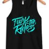 Fuck The Rules Black Tank Top