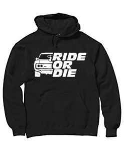 GO RIDE Black Hoodie