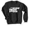 GO RIDE Black Sweatshirt