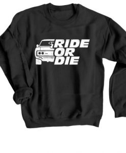 GO RIDE Black Sweatshirt