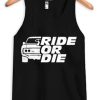 GO RIDE Black Tank Top