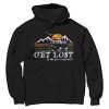 Get Lost Black Hoodie