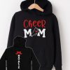 Glitter Cheer Mom Hoodie Twoside