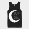 Hate You to the Moon and Back Black Tank Top