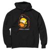 Homer Simpson Cerveza O Muerte Black Hoodie