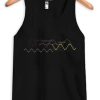 Waveform Ocean Soundwave Black Tank Top