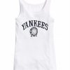 Yankee white tank top