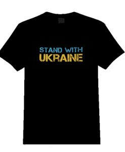 I Stand With Ukraine Flag T-Shirt