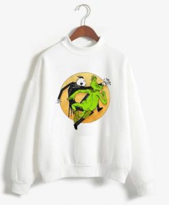 Jack VS Grinch The Nightmare Before Christmas Unisex Sweatshirt