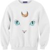 Luna Cute Sailormoon White Sweatshirt