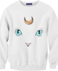 Luna Cute Sailormoon White Sweatshirt