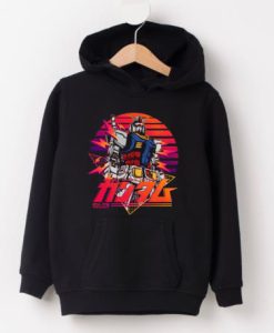 Mobile Suit Gundam Black Hoodie