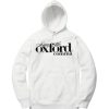 Oxford Comma White Hoodie