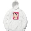 Pop Art White color Hoodie