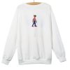 The Walking Alone white Sweatshirt