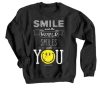 The World Smile With You Black Sweatshirt