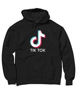 TikTok Hoodie Black