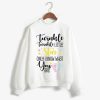 Twinkle Twinkle Little Star Keeper of the Gender Unisex White Sweatshirt