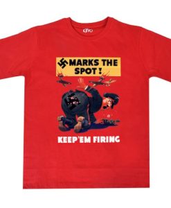 WW2 Propaganda Poster Red Tshirt