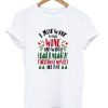 Wine and Watch Hallmark T Shirt