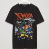 X-Men Classic Heroes on Black T-Shirt