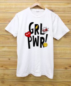 Yeah Girl Power White T shirt