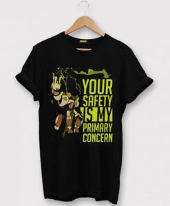 Your Safety Is My Primary Concern Orisa Overwatch Black T shirt