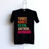 Yusef Kevin Antron Korey and Raymond black t shirt