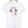 white Flintstones T-shirt