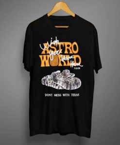 Astro world Tour Leg 2 Houston Concert Exclusive ‘Don’t Mess With Texas T shirt