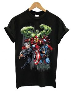 Avengers Hulk Thor Iron Man & Captain America t shirt