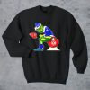 Grinch Santa New York Yankees peeing on Boston Red Sox toilet sweatshirt