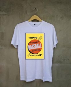 Topps Bubble Gum Card White T shirt