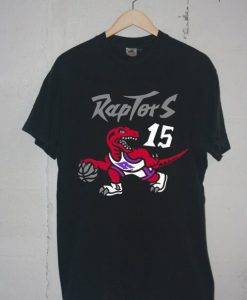 Toronto Raptors Vince Carter 15 Black T shirt