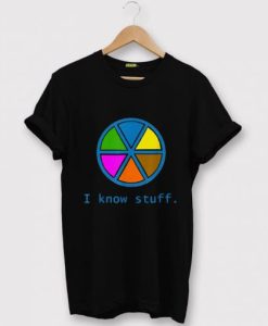 Trivial Pursuit Know It All Black White Tshirt