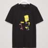 Trouble Maker The Simpsons Black Raglan T shirt