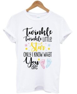 Twinkle Twinkle Little Star Keeper of the Gender Unisex White T shirt