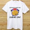 UNREADY PLAYER ONE GAME ON WHITE TEES