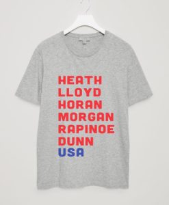 US Women’s Soccer Team Grey Unisex T-Shirt