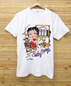 Vintage 90s Betty Boop Las Vegas T Shirt