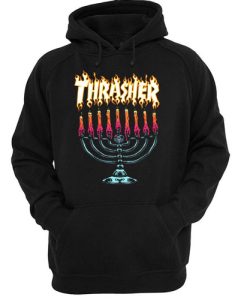 thrasher menorah hoodie