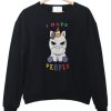 Baby Unicorn I Hate People sweatshirt