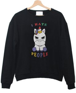 Baby Unicorn I Hate People sweatshirt